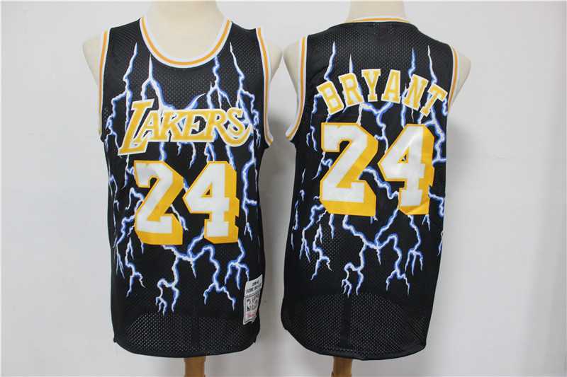 Lakers 24 Kobe Bryant Black Hardwood Classics Lightning Limited Edition Jersey,We sell and wholesale Lakers 24 Kobe Bryant Black Hardwood Classics Lightning Limited Edition Jersey on line form chian!